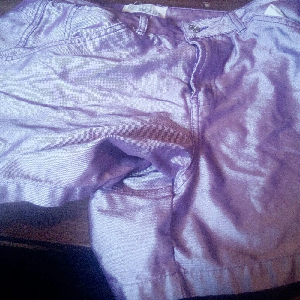 Women shorts purple